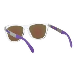 Lunettes Oakley Frogskins Mix Splatter Polished Clear Avec Verres Prizm Violet Polarized -Outdoor Gear Soldes ok oo9428 1755 005