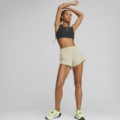 Short Puma Seasons Lightweight Beige Clair Femme -Outdoor Gear Soldes pum 52324488 003