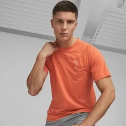 T-shirt Puma Seasons CoolCELL Manche Courte Orange -Outdoor Gear Soldes pum 52325694 003