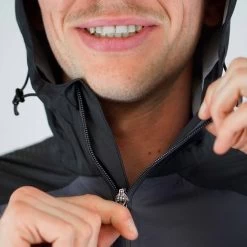 Veste Raidlight Top Extreme MP+ Gris Noir -Outdoor Gear Soldes rdl glkmj21 229 006