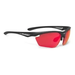Lunettes Rudy Project Stratofly Noir Verres RP Optics Multilaser Rouge