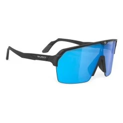 Lunettes Rudy Project Spinshield Air Noir Mat Avec Verres RP Optics Multilaser Bleu