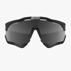 Lunettes Scicon Aeroshade XL Noir Brillant Avec Verres à Effet Miroir SCN-PP Argenté -Outdoor Gear Soldes sc ey25080201 002