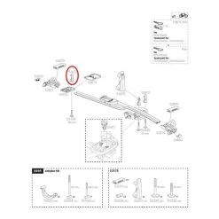 Manivelle Thule Ouverture/fermeture ProRide 598
