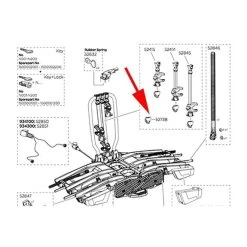 Bouton De Verrouillage Thule Sans Clé 1 Pc