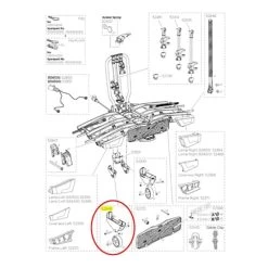Roue Et Support Gauche Thule EasyFold XT 933/934