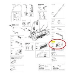 Support De Lumières Droit Thule VeloSpace XT 938/939