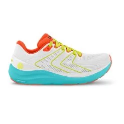 Chaussures Topo Athletic Phantom 2 Blanc Orange Bleu Femme
