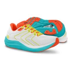 Chaussures Topo Athletic Phantom 2 Blanc Orange Bleu Femme -Outdoor Gear Soldes to w046whtsky 004