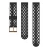 Bracelet Suunto 20mm Athletic 1 Noir Cuivre S+M
